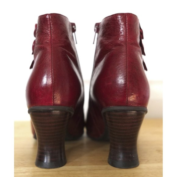 Miz Mooz Red Ankle Alisa Boots - size 6 - Picture 4 of 9
